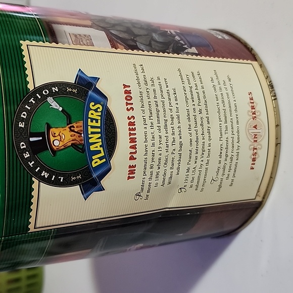 PLANTERS 1997 LIMITED EDITION TIN CAN. 1RST IN A SERIES. - Picture 3 of 8
